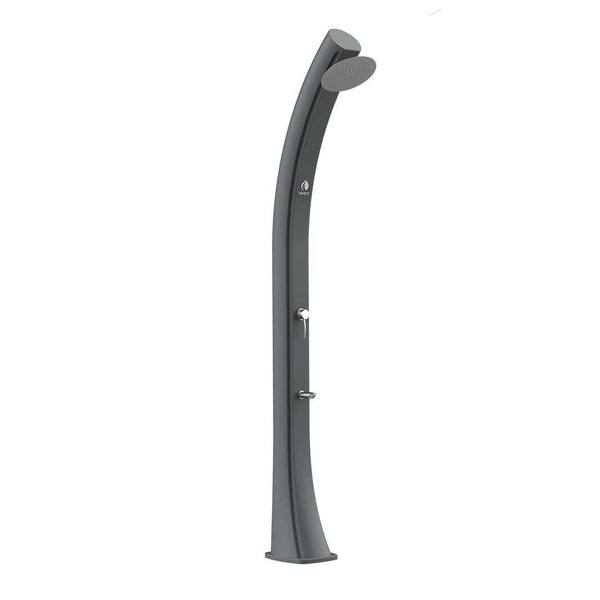 acquista Doccia Solare da Giardino 40L Miscelatore e Lavapiedi Sined Sole XXL Grigia