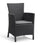 Fauteuil de jardin 62x60x89 cm en résine Keter Iowa Dining Chari Anthracite