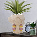 Vaso Elegant 26x27x19 cm in Poliresina Multicolor