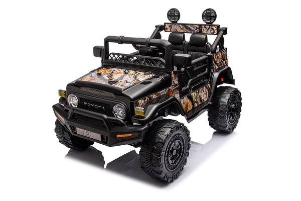 prezzo Macchina Elettrica per Bambini 12V Toyota Cruiser Nera Mimetica