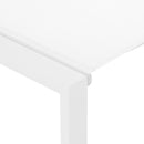 Lettino Prendisole da Giardino 74x200xH98 cm in alluminio e textilene Share Bianco 