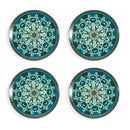 Set 4 Piatti da Portata in Porcellana Sottosmalto Decoro Orientale VdE Tivoli 1996 Cala Jondal