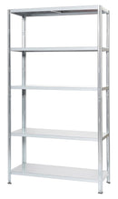 Scaffale in Metallo 5 Ripiani 100x40x187 cm Bianco 