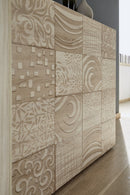 Credenza 2 Ante 120x42x110 cm in Legno TFT Blossom Rovere Samoa