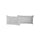 Paire de taies d'oreiller unies grises