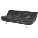 Divano Letto Prontoletto Sofia Rivestimento in Similpelle Nero