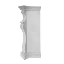 Cornice per Camino 123x39x100 cm Parigi Rivestimento in Legno Bianco   