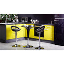 Sgabello con Alzata a Gas e Seduta Girevole in Abs Vandi Arancione