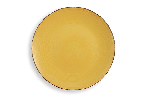 acquista Set de 6 assiettes plates Ø26,7x3 cm en grès VdE Tivoli 1996 New Baita Gialli