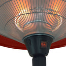 Stufa Elettrica Fungo Riscaldante Infrarossi Saturno Esterno-Interno Regolabile Bordeaux