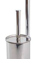 Piantana Portascopino da Bagno in Acciaio 20x20x56cm TFT Accessories Nera Cromo