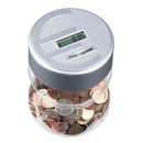 Salvadanaio Elettronico Conta Monete con Display LCD