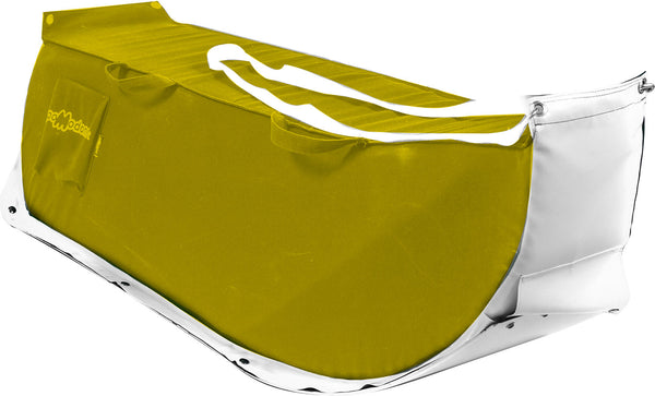 Luge à Neige 135x38x34 cm en Acrylique Pomodone Slittone Jaune sconto