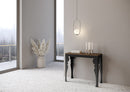 Consolle Allungabile 90-196x40x77 cm in Nobilitato Marrone
