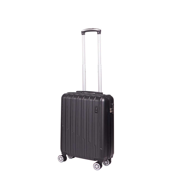 acquista Trolley Valigia Bagaglio a Mano Rigido 4 Ruote con Combinazione in ABS Ravizzoni Stelvio Nero