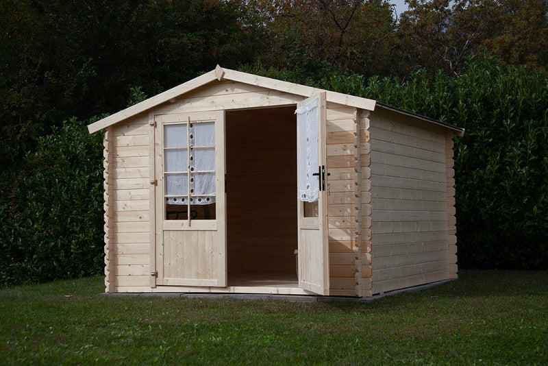 Casetta da Giardino Porta Doppia 250x250 cm in Legno Siviglia