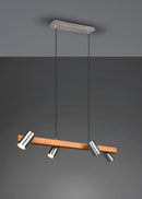 Lampada a Sospensione da Interno Attacco GU10 in Metallo Nickel Opaco