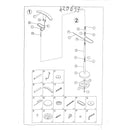 Indossatore Servomuto con stelo in acciaio e in legno nero cm 45x28xh110