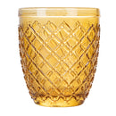 Set 6 Bicchieri Acqua Castle Chocolate in Vetro VdE Tivoli 1996 Marrone