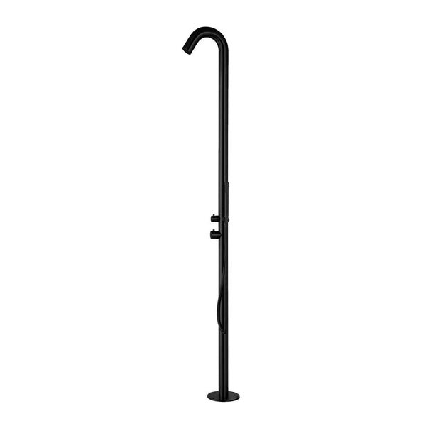 Douche de jardin 228,9x18x25 cm avec mitigeur Sined Alghero et douchette noir satiné sconto