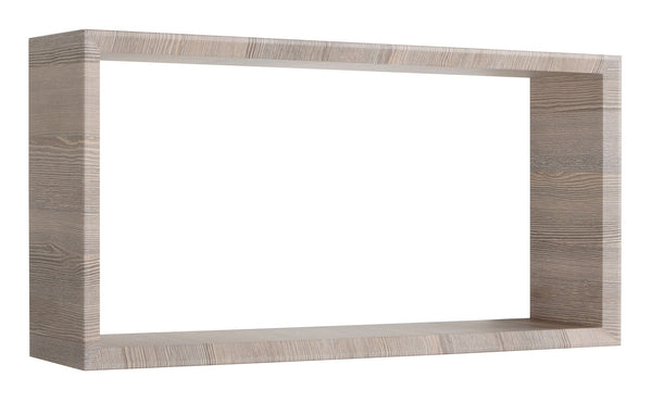 sconto Etagère Cube Murale 70x35x15,5 cm en Fibre de Bois Artù Chêne Moka