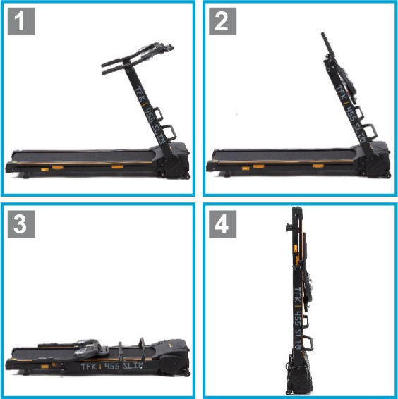 Tapis Roulant Motorizzato Richiudibile 3,0Hp 16Km/h Everfit TFK-455 Slim Hrc