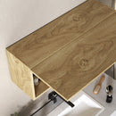 Mobiletto Bagno Pensile 80x25x30 cm con Anta a Ribalta Legno Naturale   