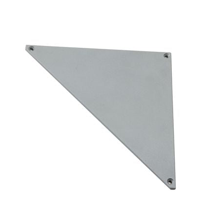 sconto Accessoire de fermeture pour applique d'extérieur en couleur aluminium Ligne Three Livos