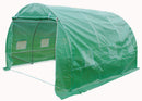 Serra da Giardino a Tunnel 3x3 m in Acciaio e Polietilene 140gr/mq Verde