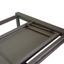 Tavolo Allungabile da Giardino 220/330x110xh76 cm in Alluminio El Paso Marrone