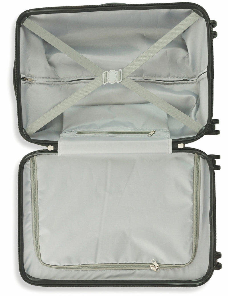 Trolley Valigia Bagaglio a Mano Rigida in Policarbonato 4 Ruote TSA Soriani Rosso