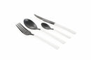 Servizio Set di Posate 24 Pezzi in Acciaio Villa d'Este Home Tivoli Inverse Nero/Bianco