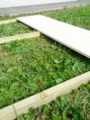 Casette Box da Giardino in Legno Porta Utensili 198x198x228 cm con Porta e Finestra Ecla Regis Noce