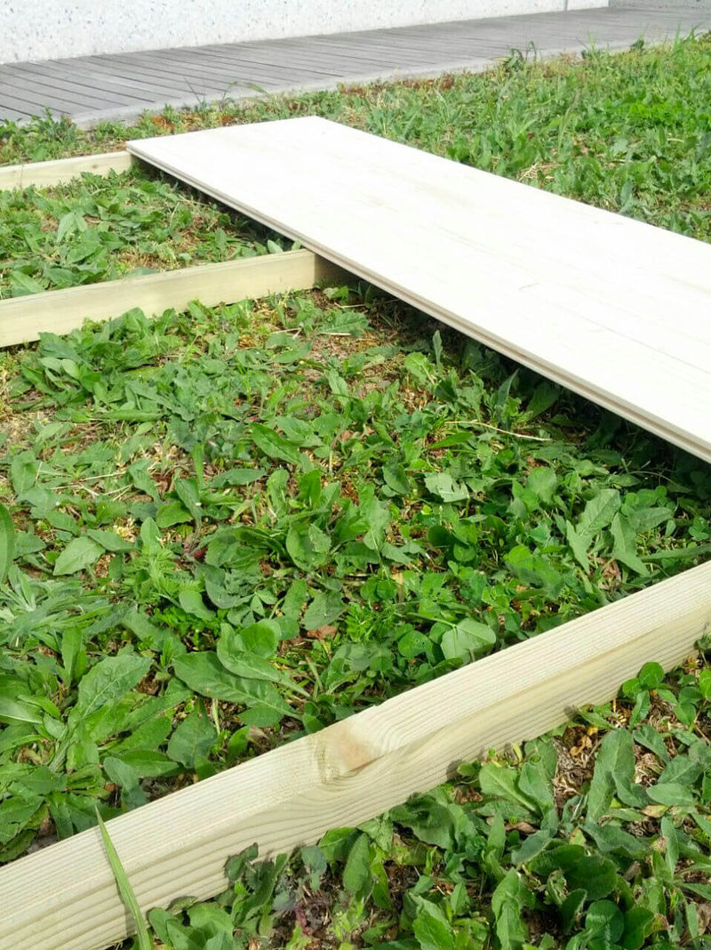 Casette Box da Giardino in Legno Porta Utensili 198x198x228 cm con Porta e Finestra Ecla Regis Noce