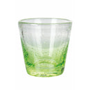 Set 6 Tazzine per Liquori Liquorini Cancun Greenery in Vetro VdE Tivoli 1996 Verde