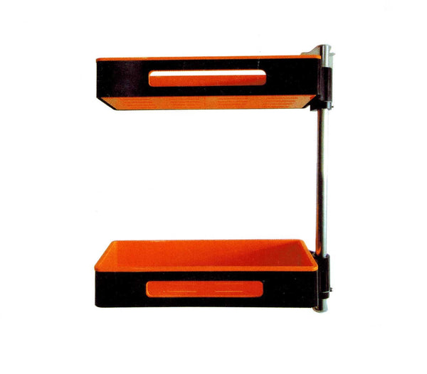 Organisateur avec deux étagères rotatives à 180° pour la cuisine et la salle de bain prezzo