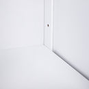 Mobiletto da Bagno con Anta e Cassetti Bianco 56x30x83 cm 