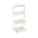 Scaffale per Piante in Ferro 3 Piani 50x36,5H126,5cm Piano