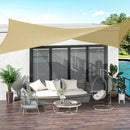 Vela Ombreggiante Protettiva 4x3m  in HDPE Beige