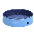Piscina Pieghevole per Cani in PVC Blu Ø80x20 cm 