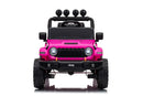 Macchina Elettrica per Bambini 101x59x65 cm Licenza Jeep Rubicon Small Rosa