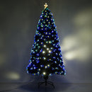 Albero di Natale Artificiale 180 cm 230 Rami in PVC con Luci LED Verde 