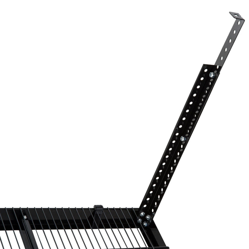 Mensola a Soffitto Multifunzionale in Acciaio Portata 150kg 115x60.6x55-82 cm 