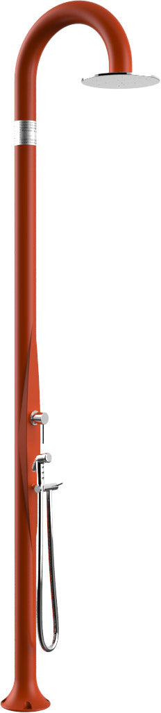 Doccia da Esterno Giardino Miscelatore e Doccetta Arkema Funny Yin Arancio