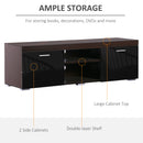 Mobile TV con Due Ante in Legno 140x40x44 cm 