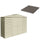 Sol pour Jardinière 320x81x188 cm en Plastique Gris