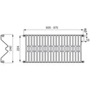 Scolapiatti Colapiatti per Mobile Cucina 100 cm in Acciaio Inox con Raccogligoccia Emuca