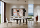 Tavolo Allungabile 120-224x90x80 cm Bridge Evolution Marmo