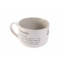 Tazza jumbo latte e Biscotti 11,5x8,5x6,8 cm in Gres VdE Tivoli 1996 