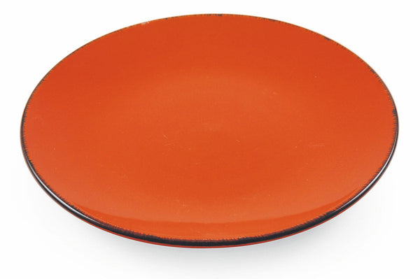 online Set de 6 Assiettes à Fruits Ø20x2 cm en Gres VdE Tivoli 1996 Baita Orange